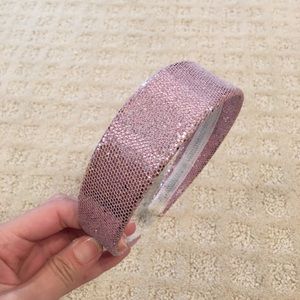 Pink sparkly headband